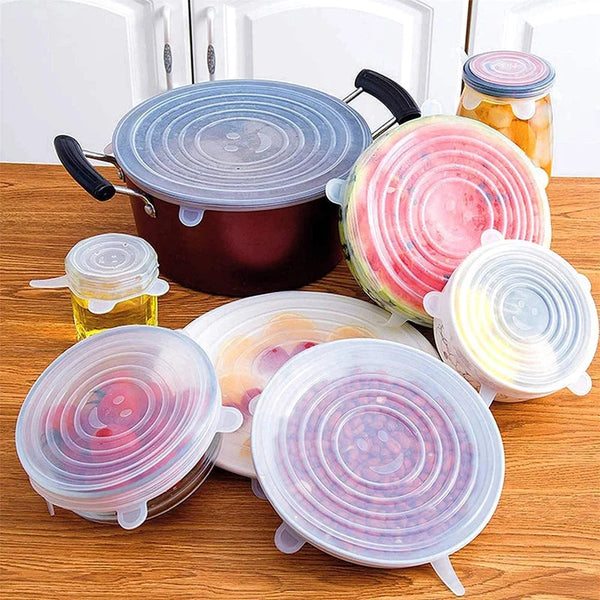 Universal 12 Pieces Silicone Lid